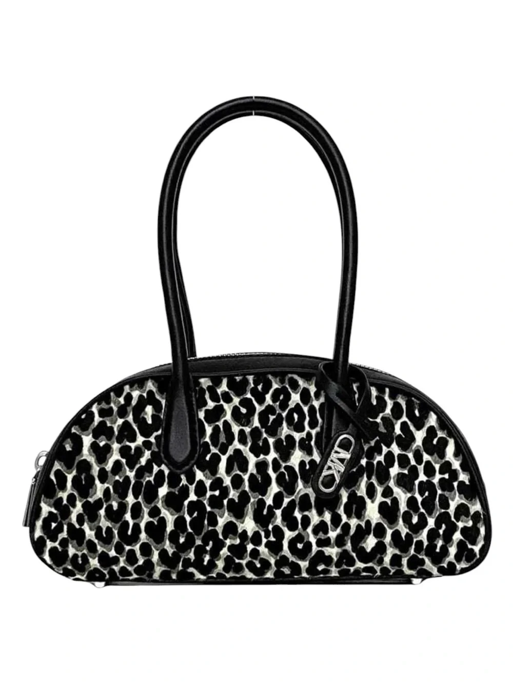 Michael Kors Lulu Small Leopard Print Calf Hair Satchel NWT